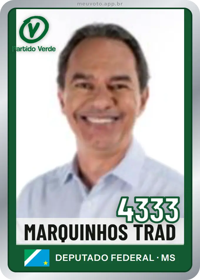 Carta de Marquinhos Trad, número 4333, PV