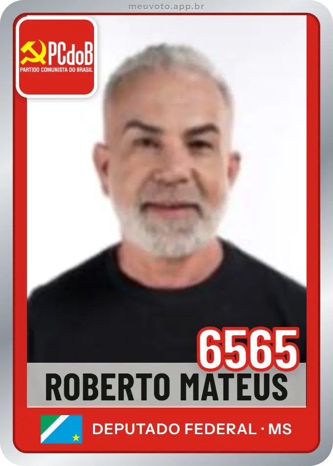Carta de Roberto Mateus, número 6565, PCdoB