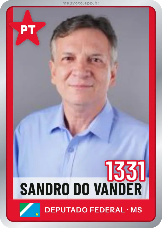 Carta de Sandro do Vander, número 1331, PT