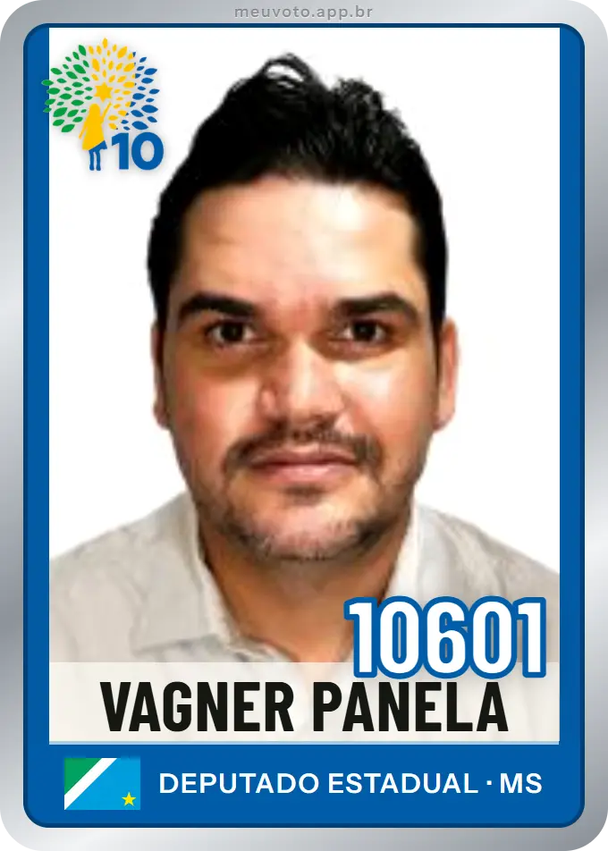 Carta de Vagner Panela, número 10601, Republicanos