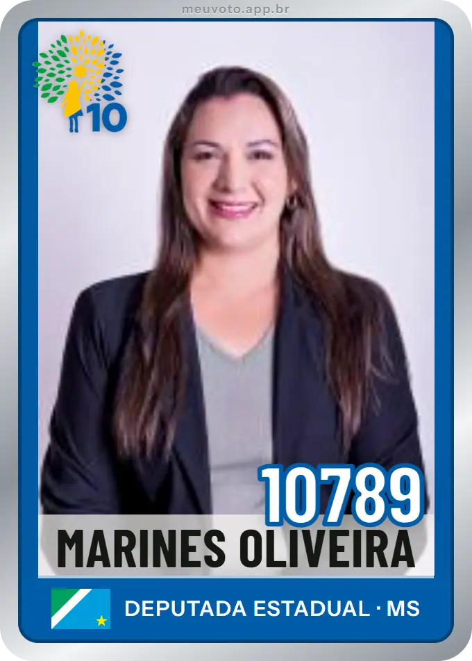 Carta de Marines Oliveira, número 10789, Republicanos