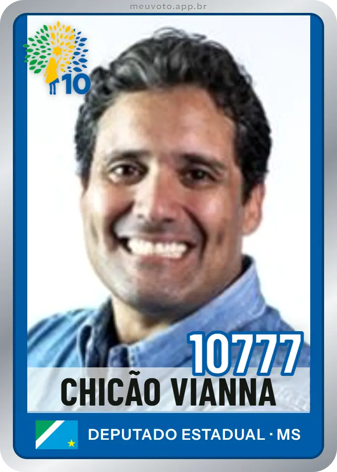 Carta de Chicão Vianna, número 10777, Republicanos