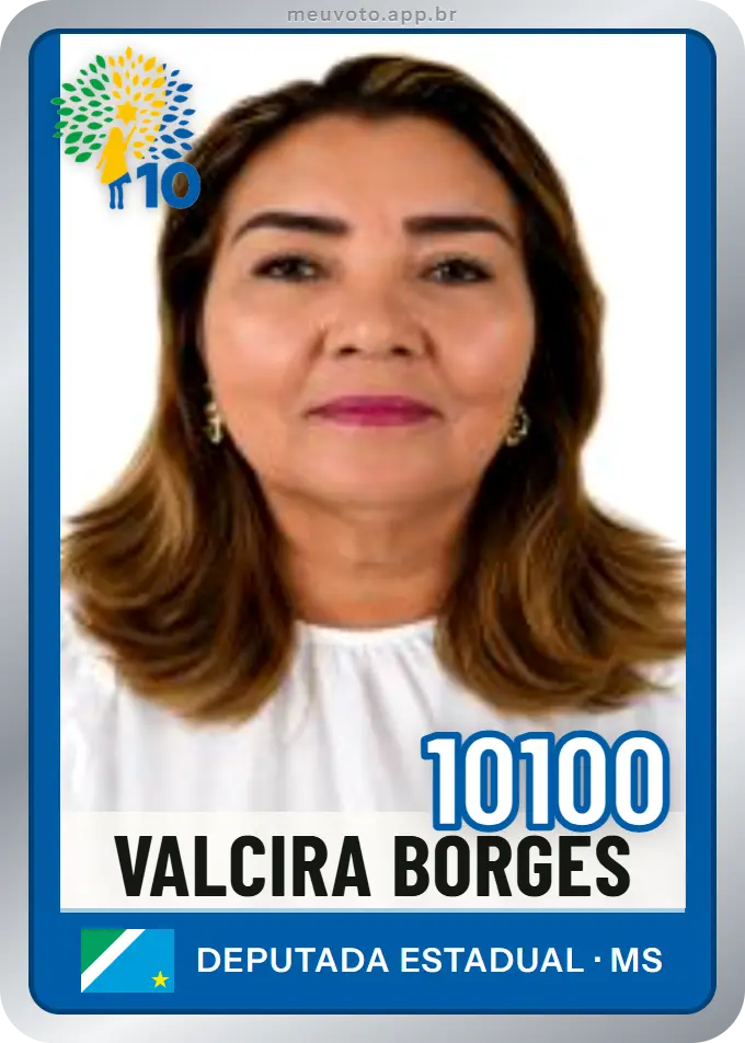 Carta de Valcira Borges, número 10100, Republicanos
