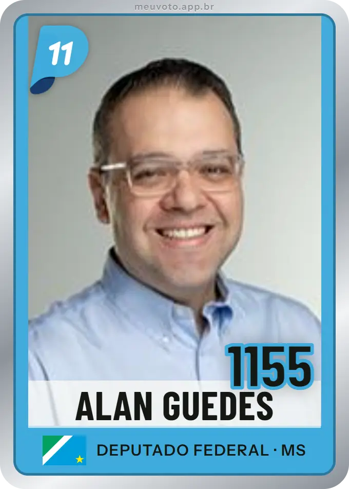 Carta de Alan Guedes, número 1155, PP