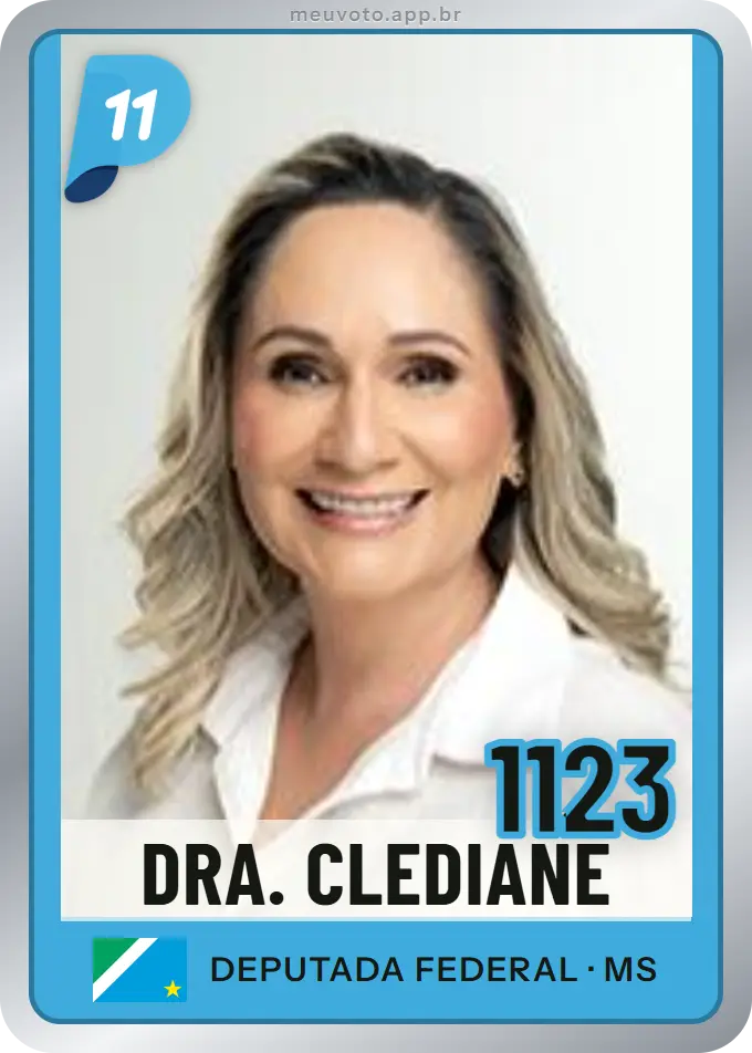 Carta de Dra. Clediane, número 1123, PP
