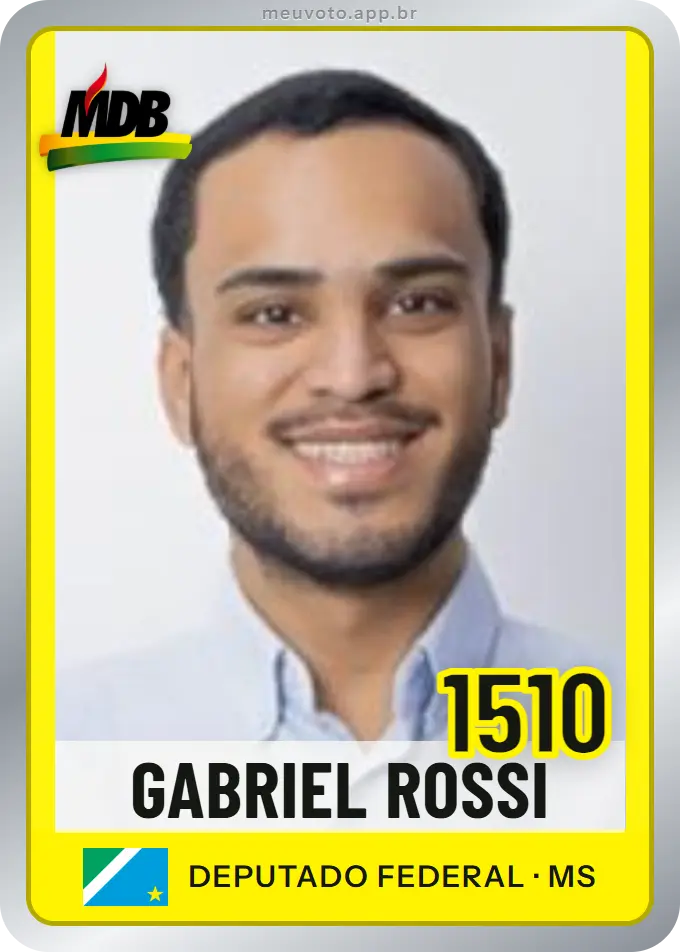 Carta de Gabriel Rossi, número 1510, MDB