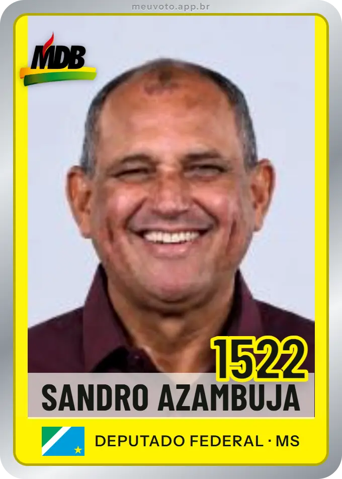 Carta de Sandro Azambuja, número 1522, MDB