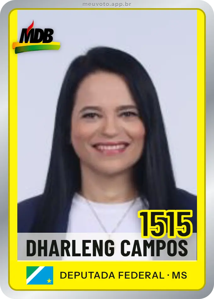 Carta de Dharleng Campos, número 1515, MDB