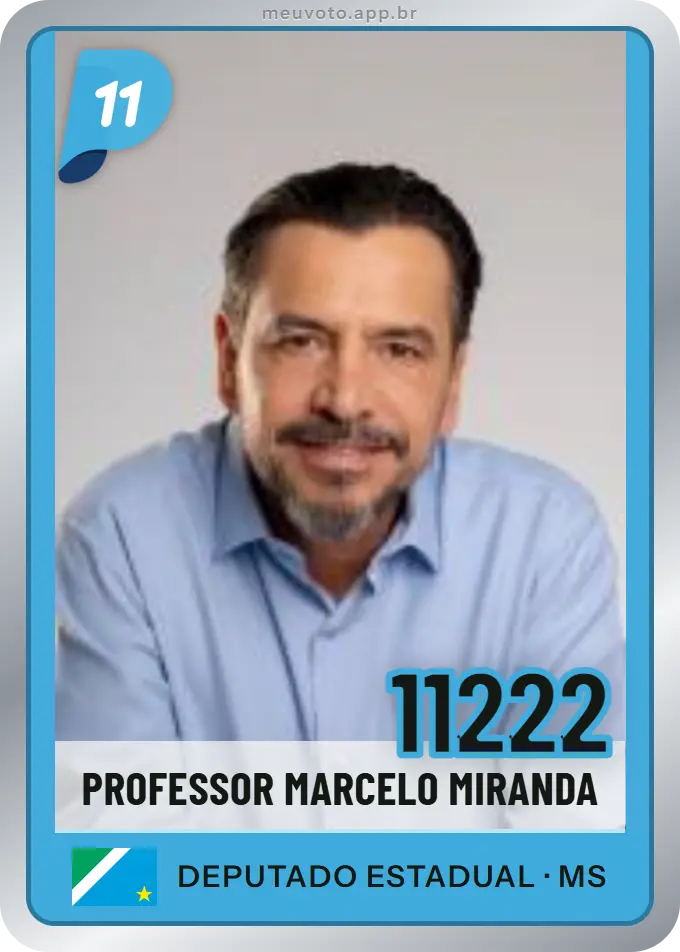 Carta de Professor Marcelo Miranda, número 11222, PP