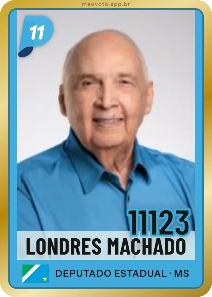 Carta de Londres Machado, número 11123, PP