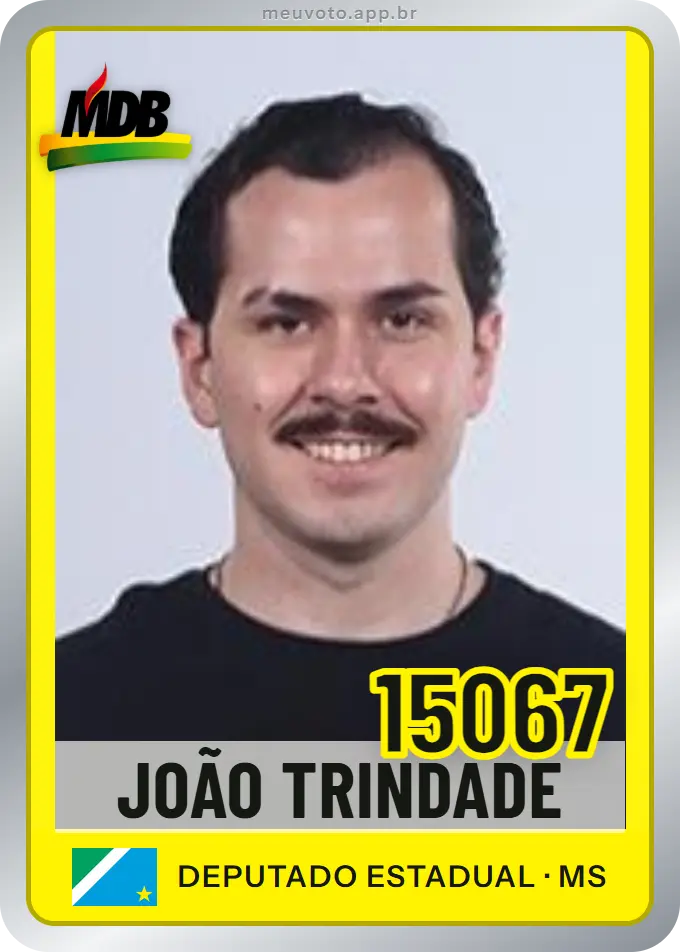 Carta de João Trindade, número 15067, MDB