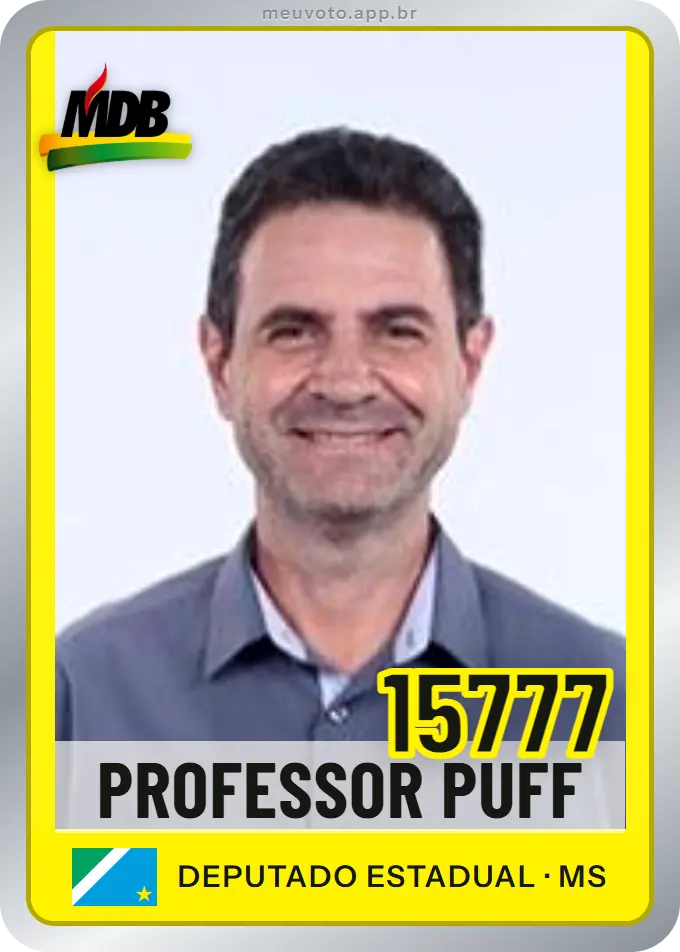 Carta de Professor Puff, número 15777, MDB