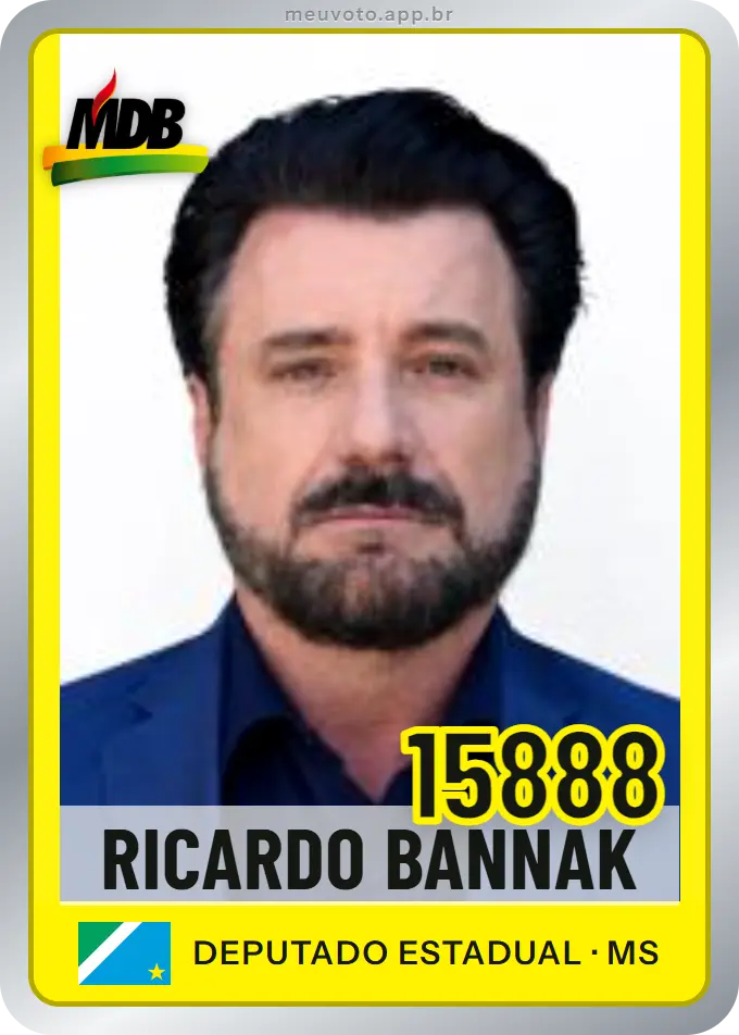Carta de Ricardo Bannak, número 15888, MDB