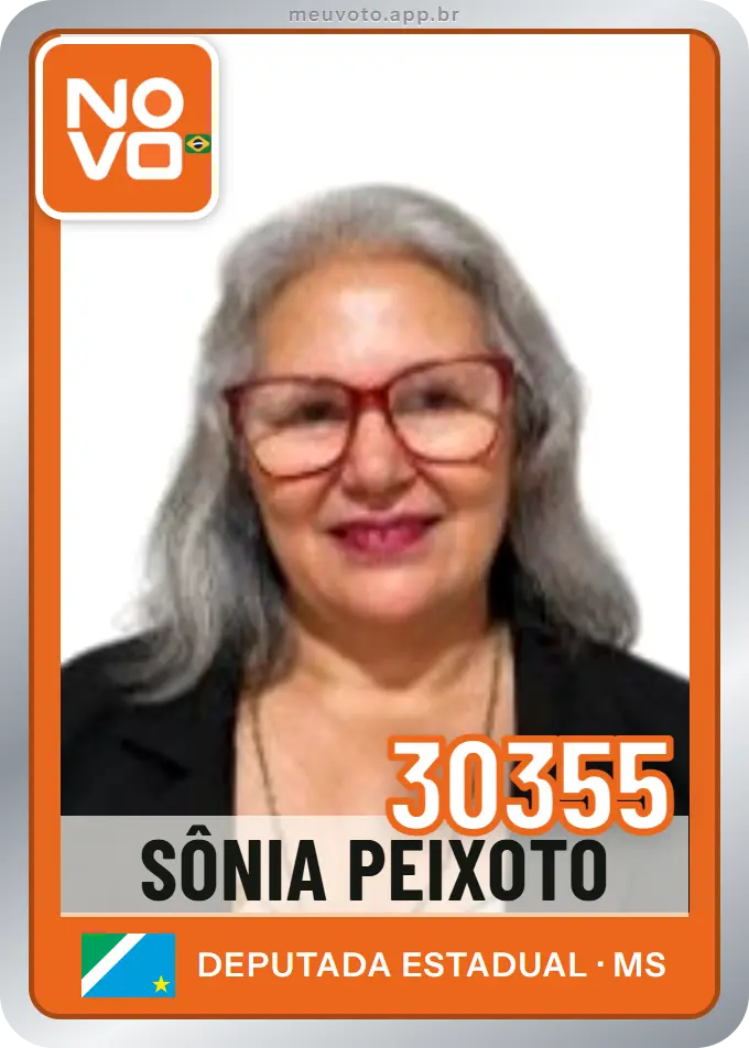Carta de Sônia Peixoto, número 30355, Novo