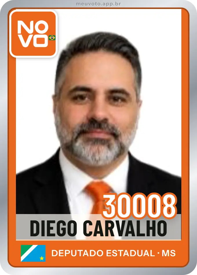Carta de Diego Carvalho, número 30008, Novo