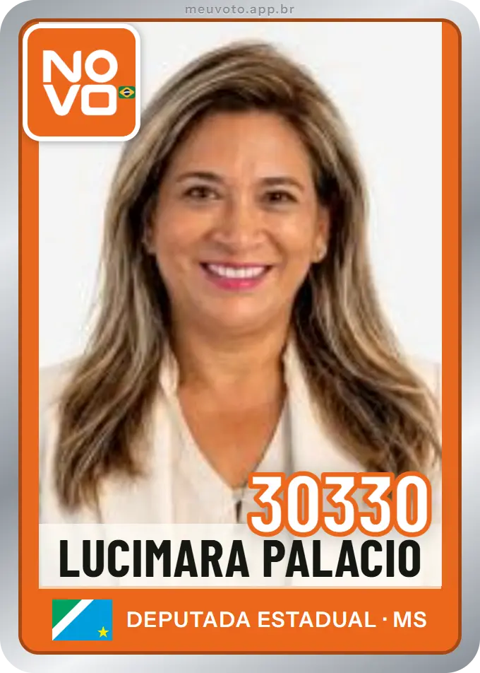Carta de Lucimara Palacio, número 30330, Novo