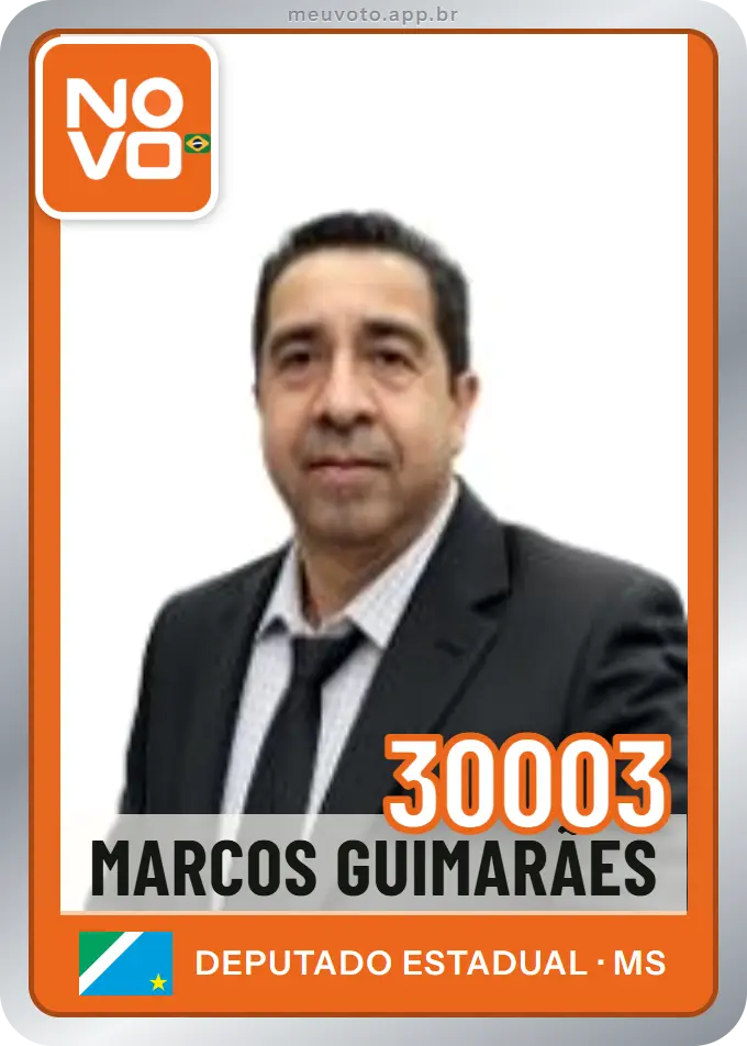 Carta de Marcos Guimarães, número 30003, Novo