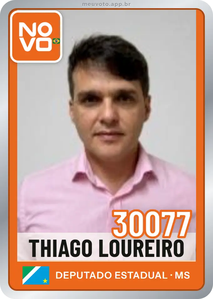 Carta de Thiago Loureiro, número 30077, Novo