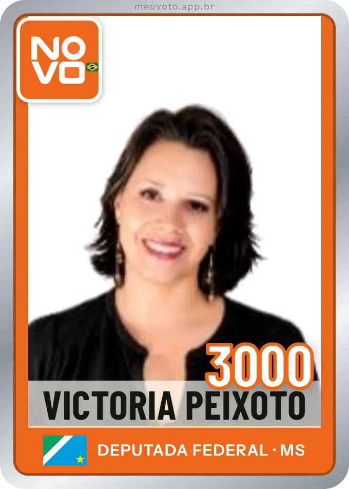 Carta de Victoria Peixoto, número 3000, Novo