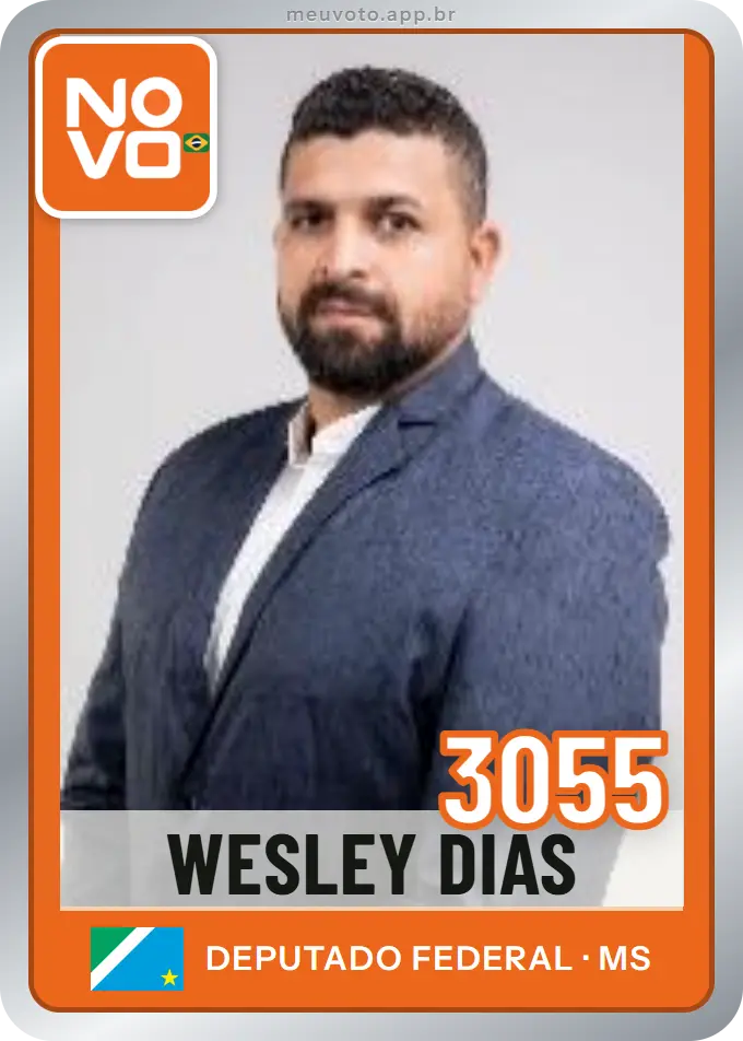 Carta de Wesley Dias, número 3055, Novo