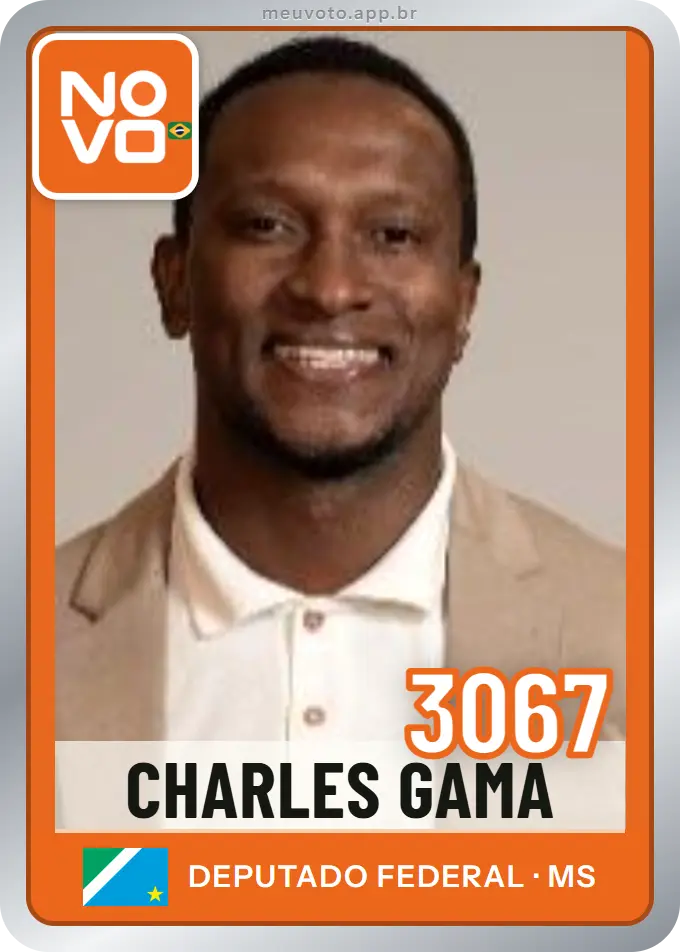 Carta de Charles Gama, número 3067, Novo
