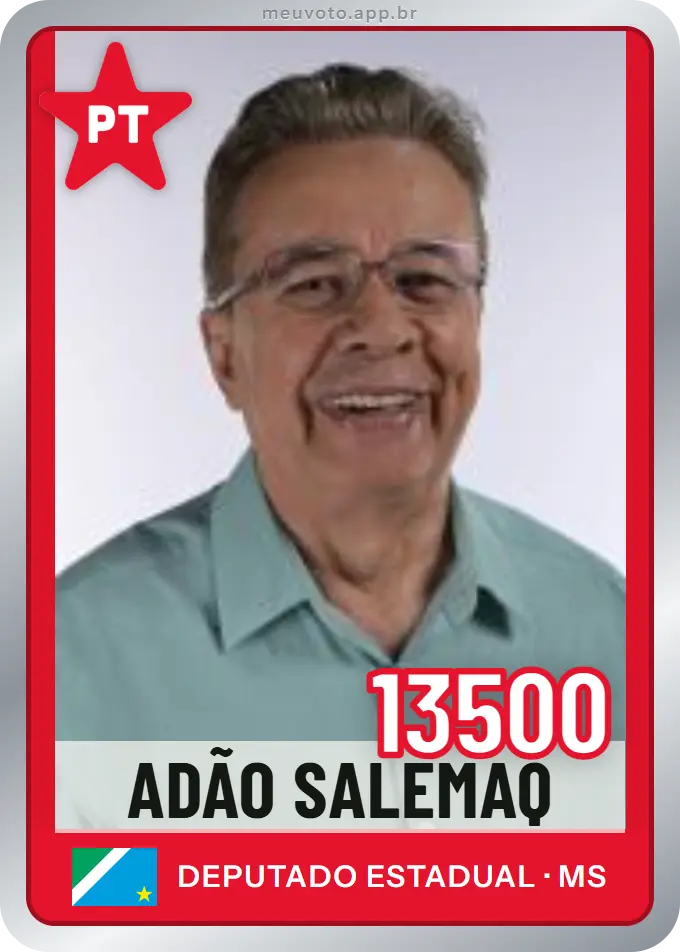 Carta de Adão Salemaq, número 13500, PT