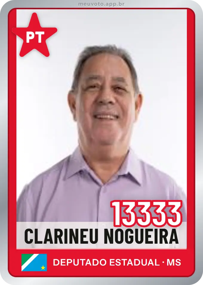 Carta de Clarineu Nogueira, número 13333, PT