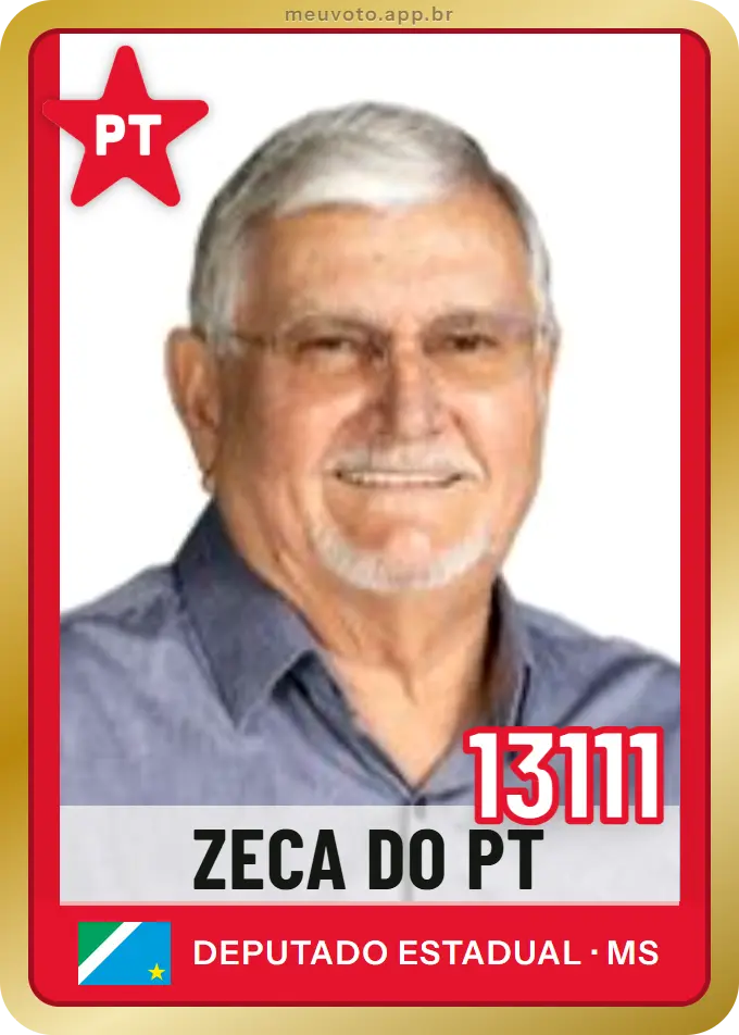 Carta de Zeca do Pt, número 13111, PT