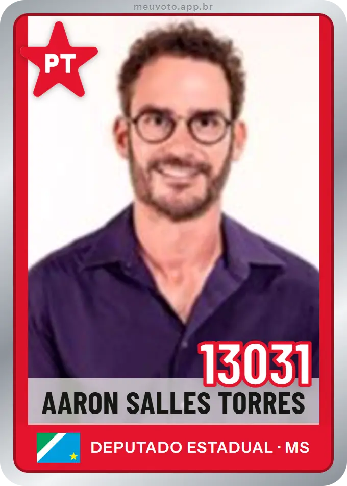 Carta de Aaron Salles Torres, número 13031, PT