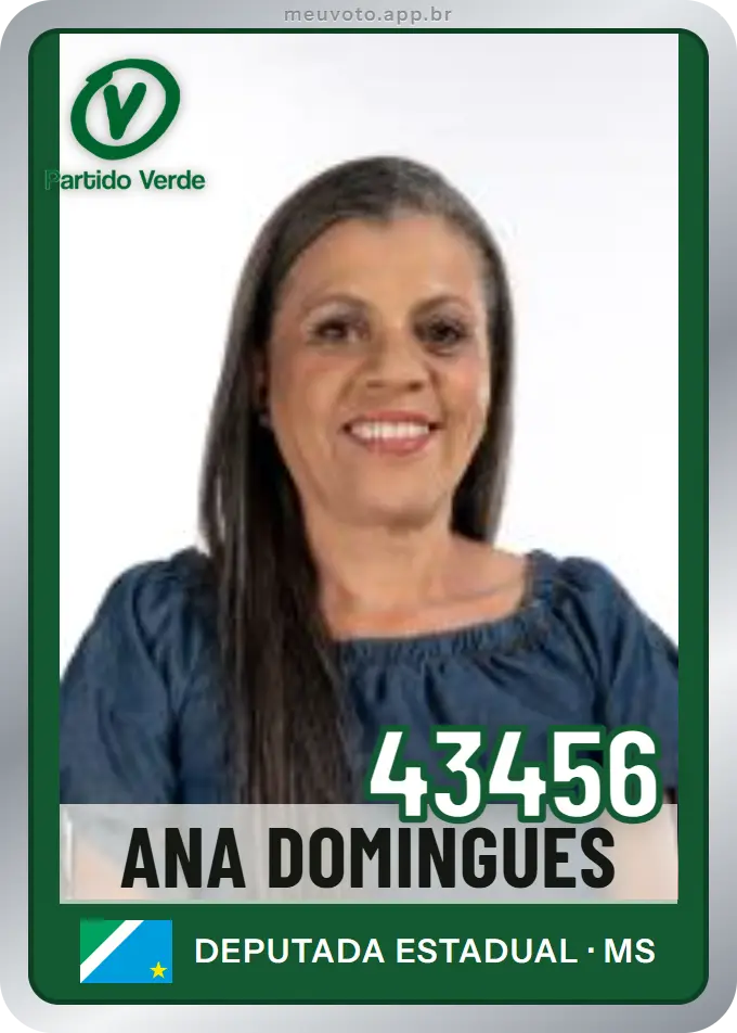 Carta de Ana Domingues, número 43456, PV