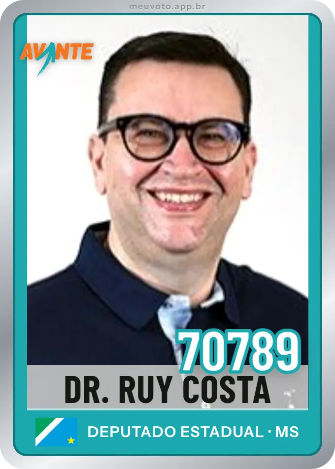 Carta de Dr. Ruy Costa, número 70789, Avante