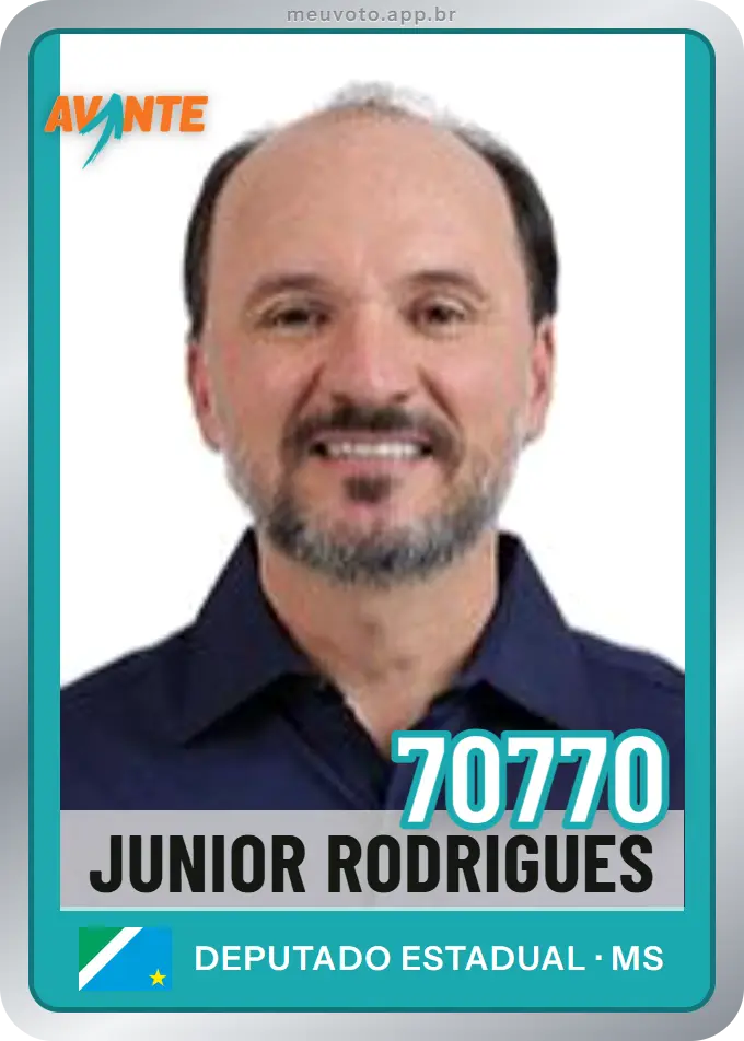 Carta de Junior Rodrigues, número 70770, Avante