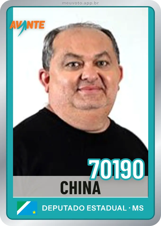 Carta de China, número 70190, Avante