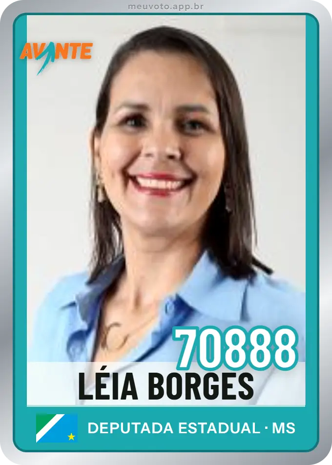 Carta de Léia Borges, número 70888, Avante