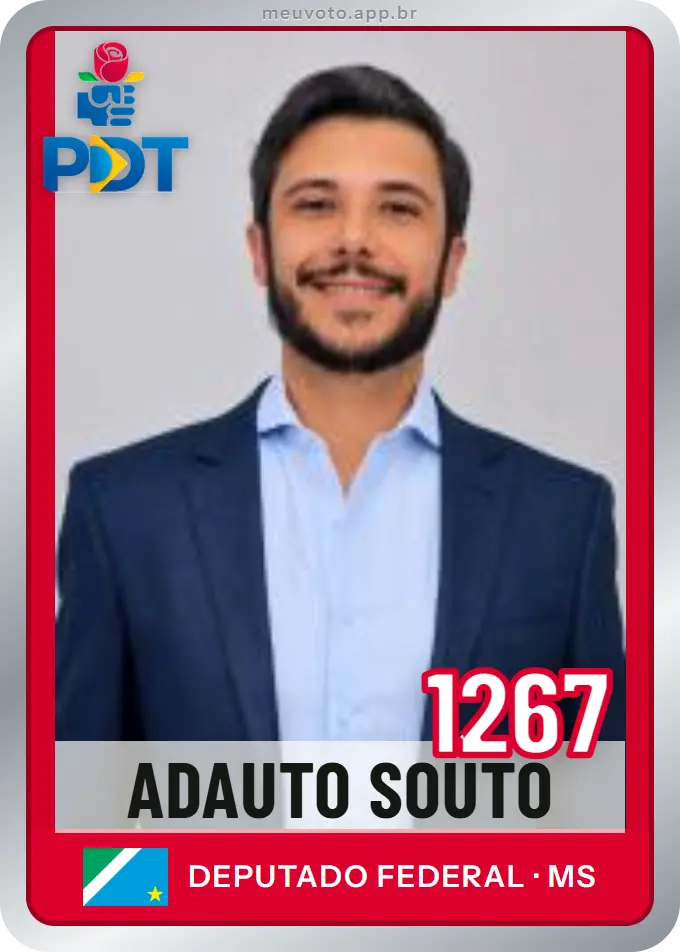 Carta de Adauto Souto, número 1267, PDT