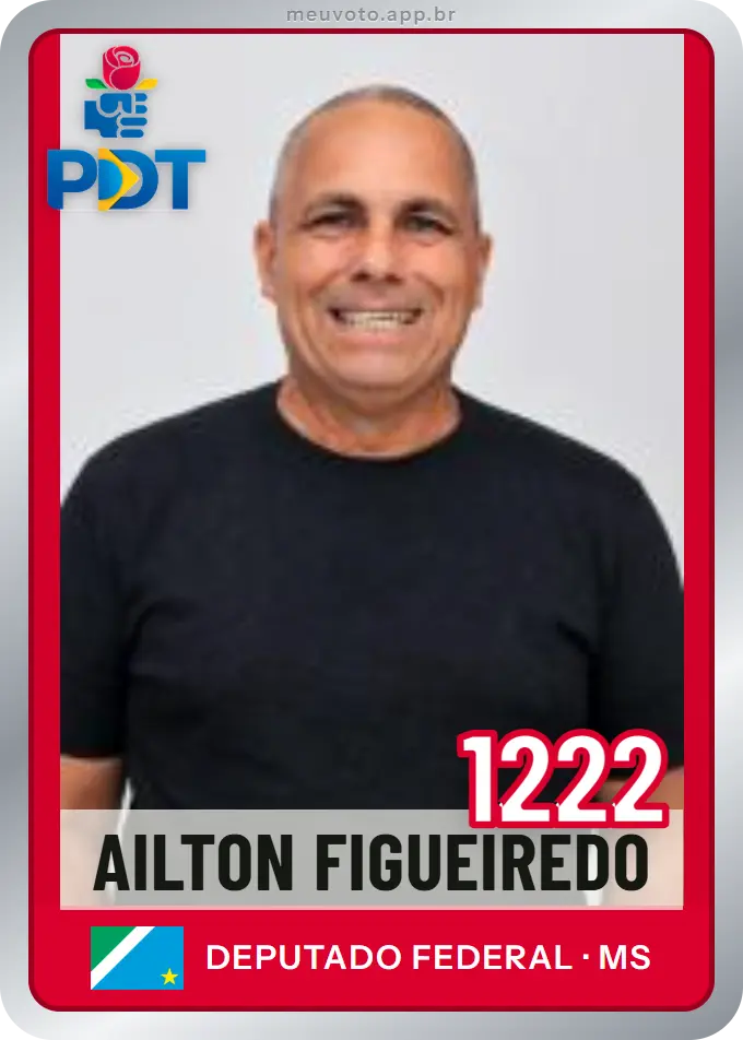 Carta de Ailton Figueiredo, número 1222, PDT