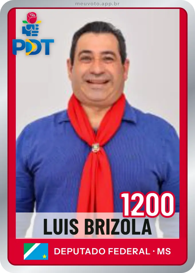 Carta de Luis Brizola, número 1200, PDT