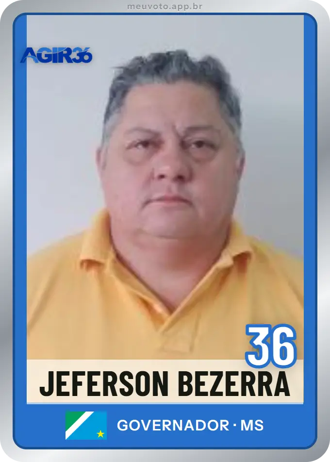 Carta de Jeferson Bezerra, número 36, Agir