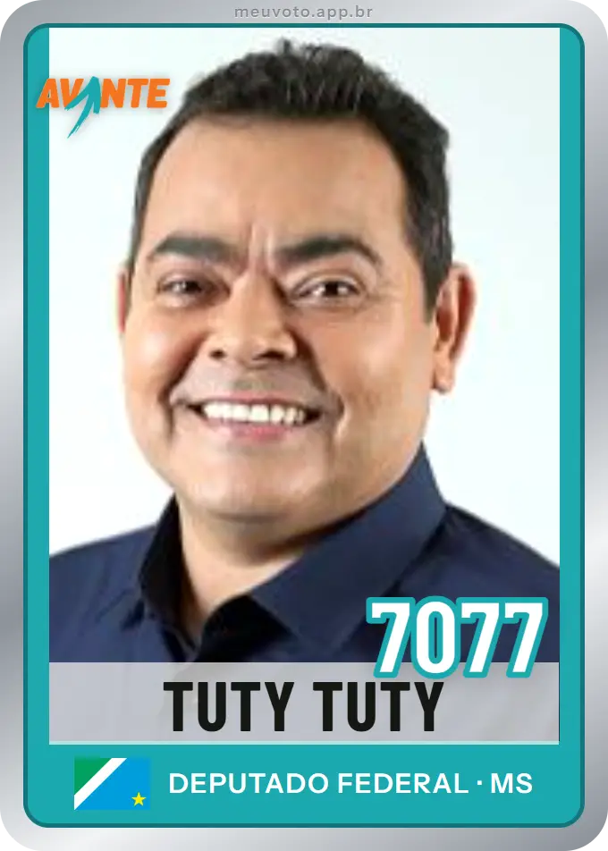 Carta de Tuty Tuty, número 7077, Avante