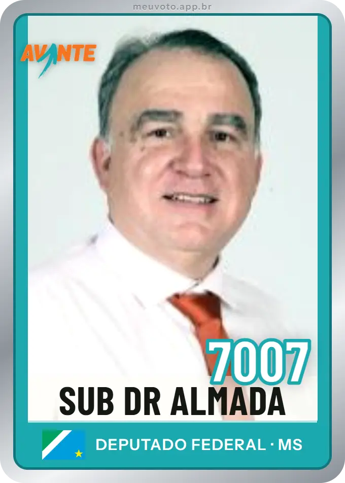 Carta de Sub Dr Almada, número 7007, Avante