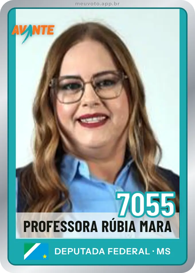 Carta de Professora Rúbia Mara, número 7055, Avante