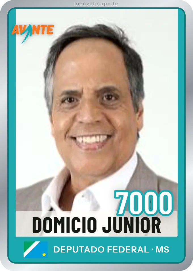 Carta de Domicio Junior, número 7000, Avante