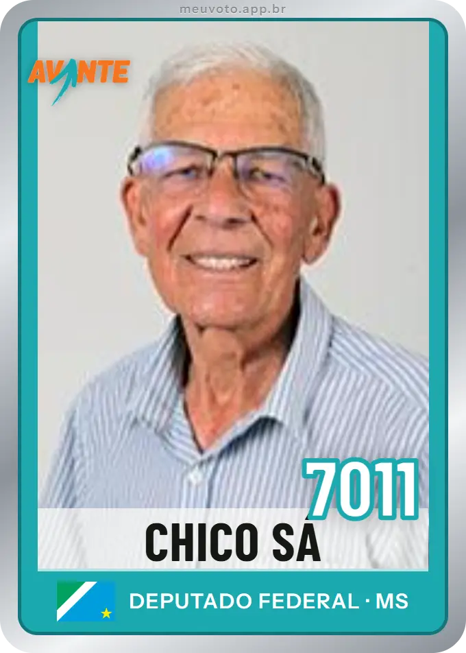 Carta de Chico Sá, número 7011, Avante
