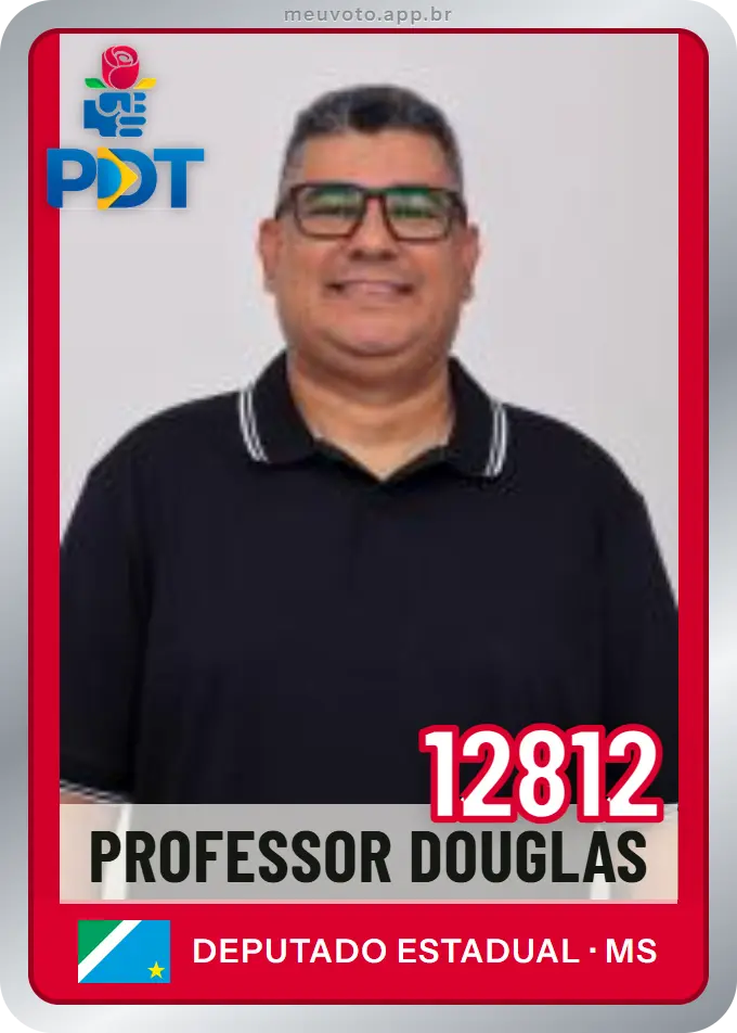 Carta de Professor Douglas, número 12812, PDT