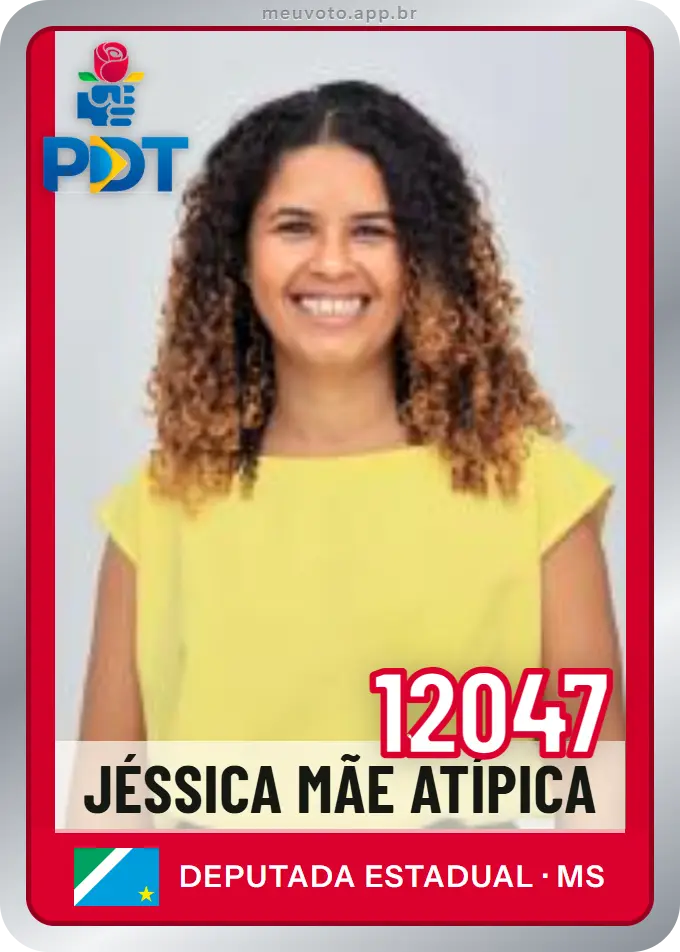 Carta de Jéssica Mãe Atípica, número 12047, PDT