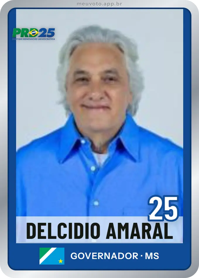 Carta de Delcidio Amaral, número 25, PRD