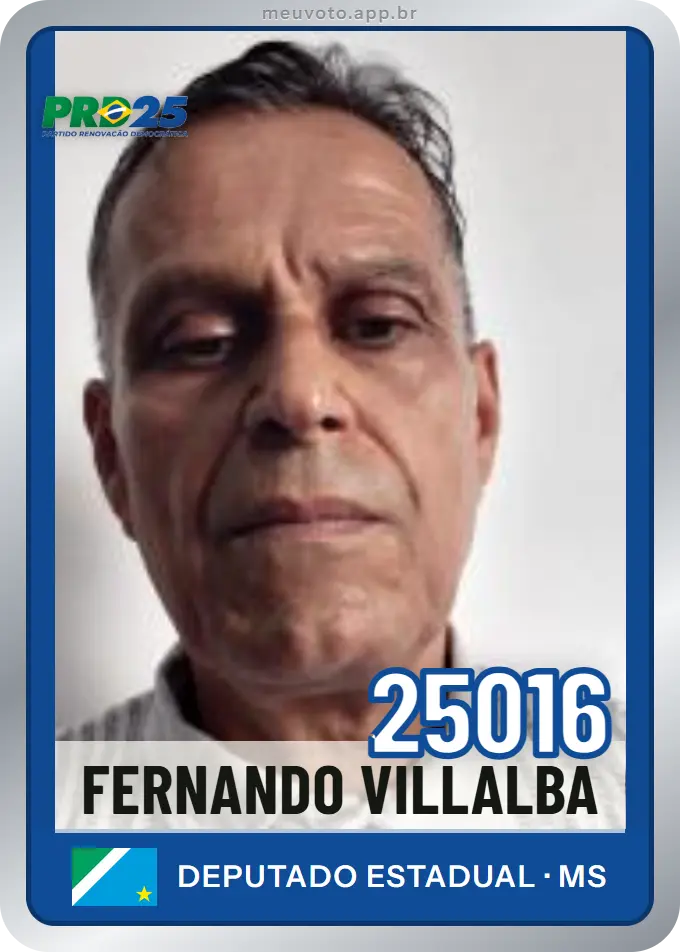 Carta de Fernando Villalba, número 25016, PRD
