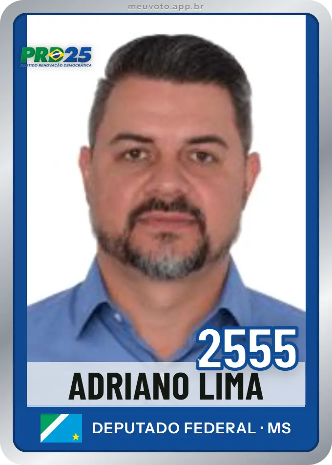 Carta de Adriano Lima, número 2555, PRD