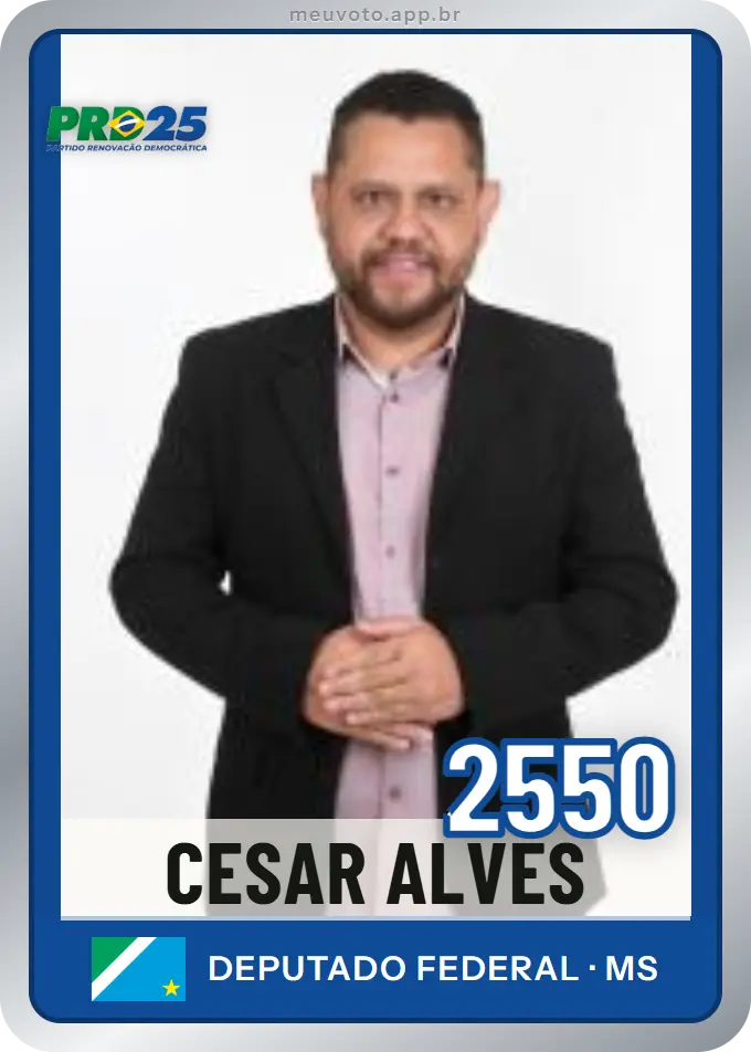 Carta de Cesar Alves, número 2550, PRD