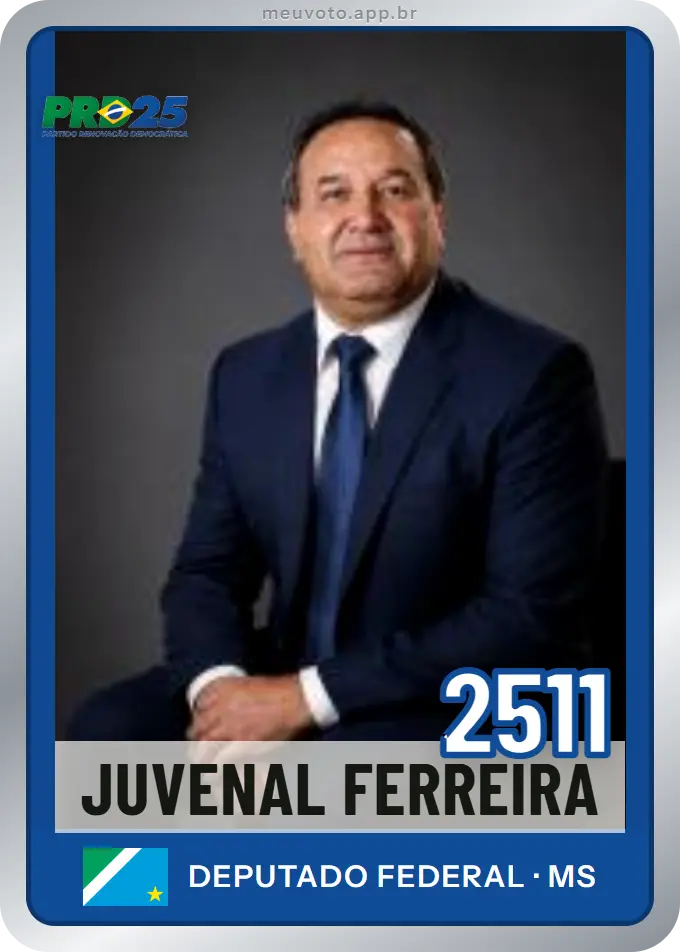 Carta de Juvenal Ferreira, número 2511, PRD